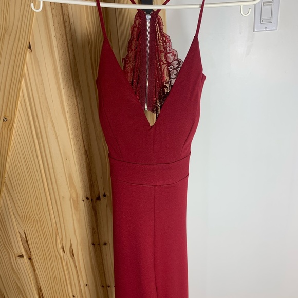 Lace Back Jumpsuit - Picture 6 of 6